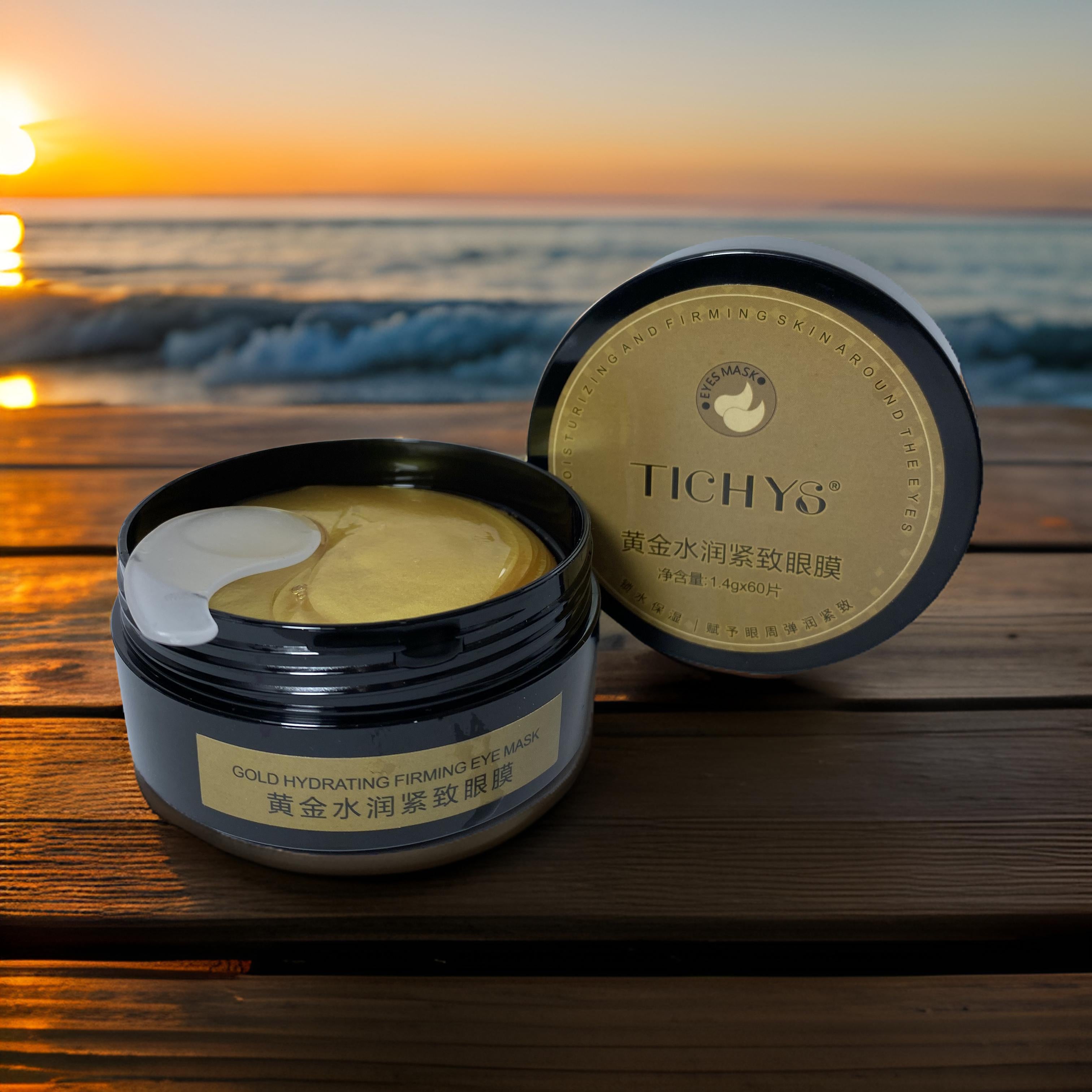 Parches Ojos Oro 24K